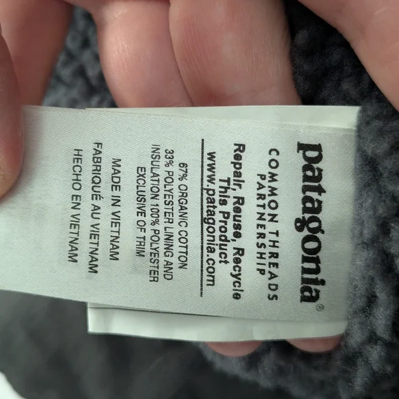 NWT Patagonia Mens Maple Grove Canvas Jacket Forge Grey Size M - Picture 11 of 16